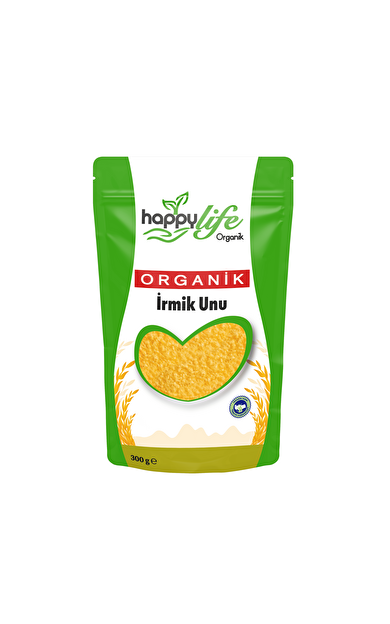 Happylife Organik İrmik Unu 300 Gr